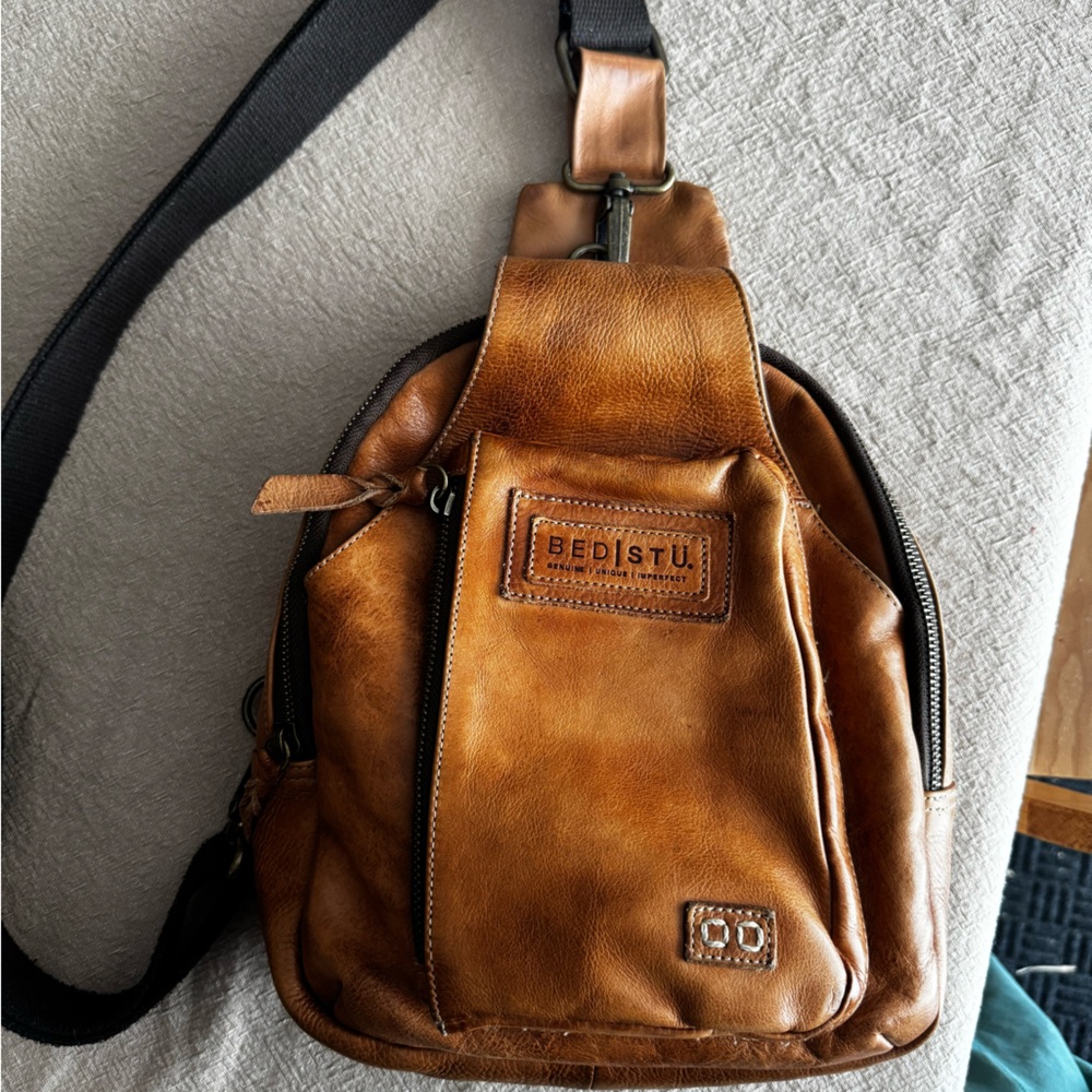 BED|STU Tan Leather Belt Bag